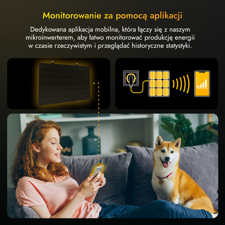 LYRA MINI 420W kompletny zestaw fotowoltaiczny do montażu ściennego pionowego (90°)